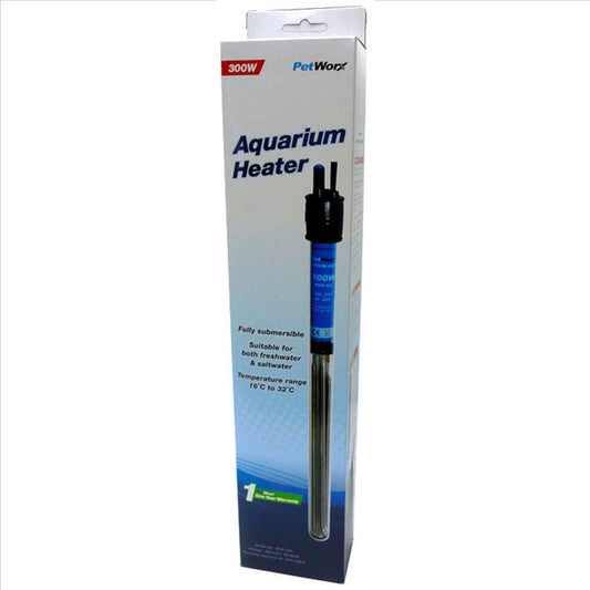 Petworx Aquarium Heater 300W Submersible Glass